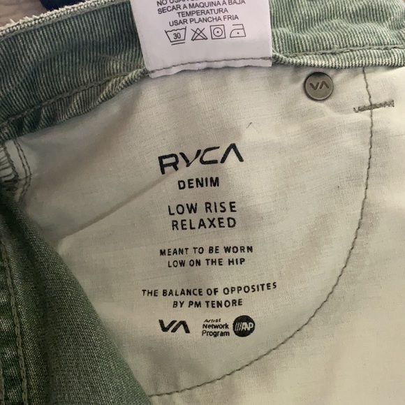 rvca cut off shorts